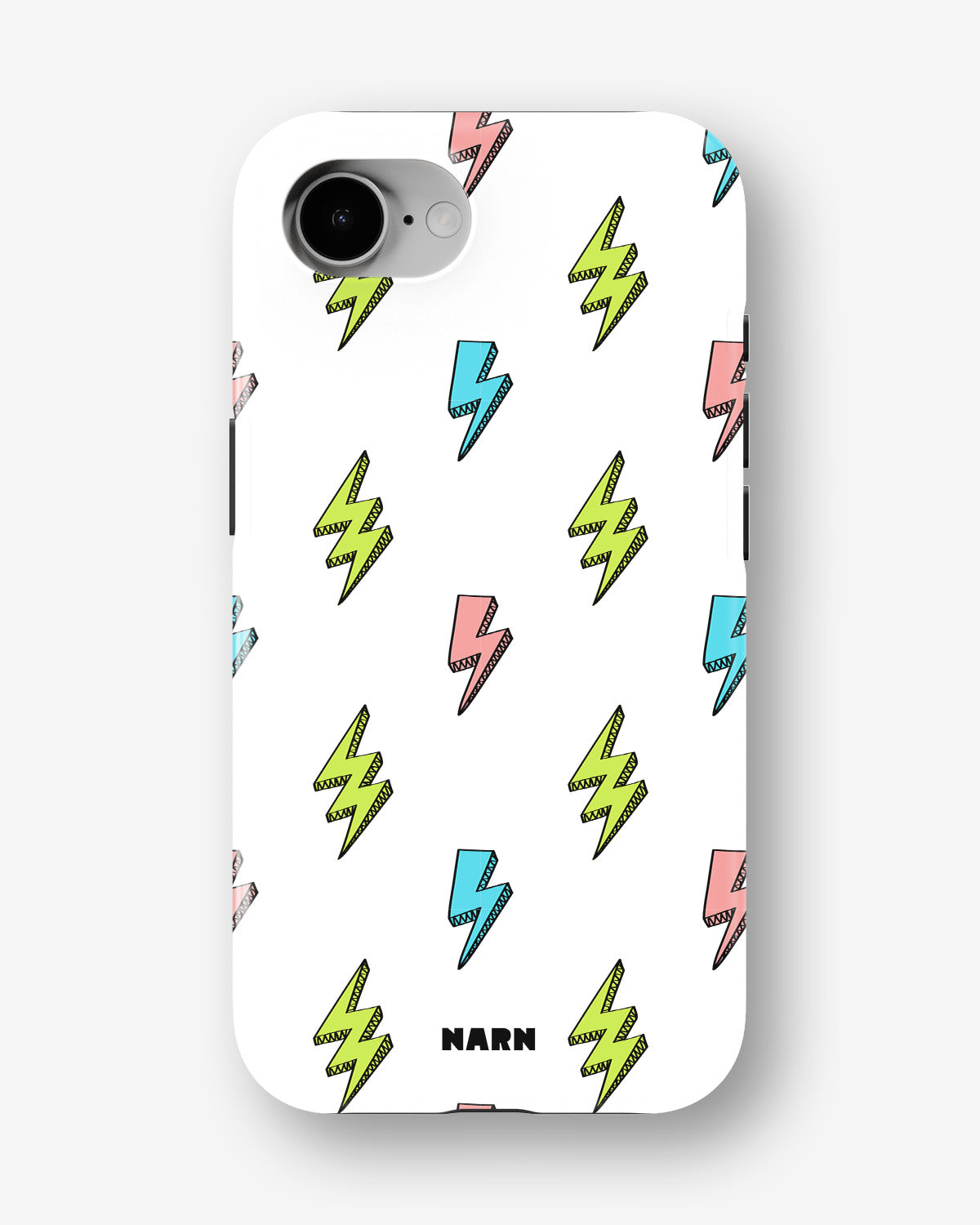 iPhone 17e Tough Case – Lightning Bolts - View 1