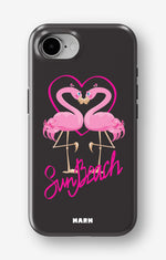 iPhone 17e Tough Case – Beach Flamingo - View 1