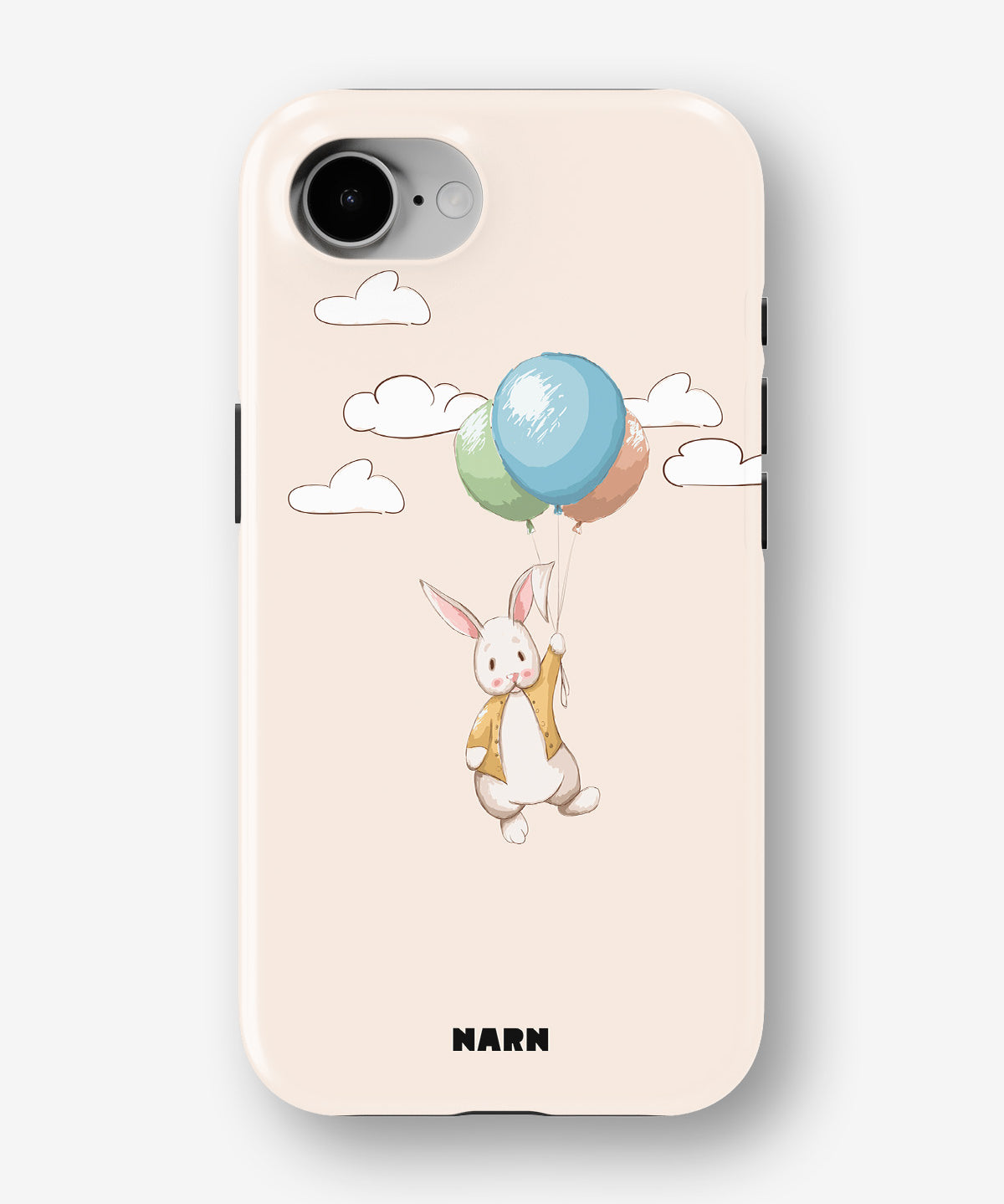 iPhone 17e Tough Case – Flying Rabbit - View 1