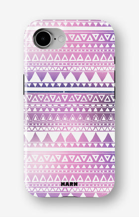 iPhone 17e Tough Case – Purple Aztec - View 1