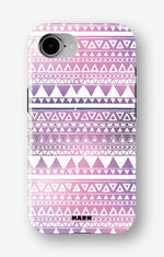 iPhone 17e Tough Case – Purple Aztec - View 1