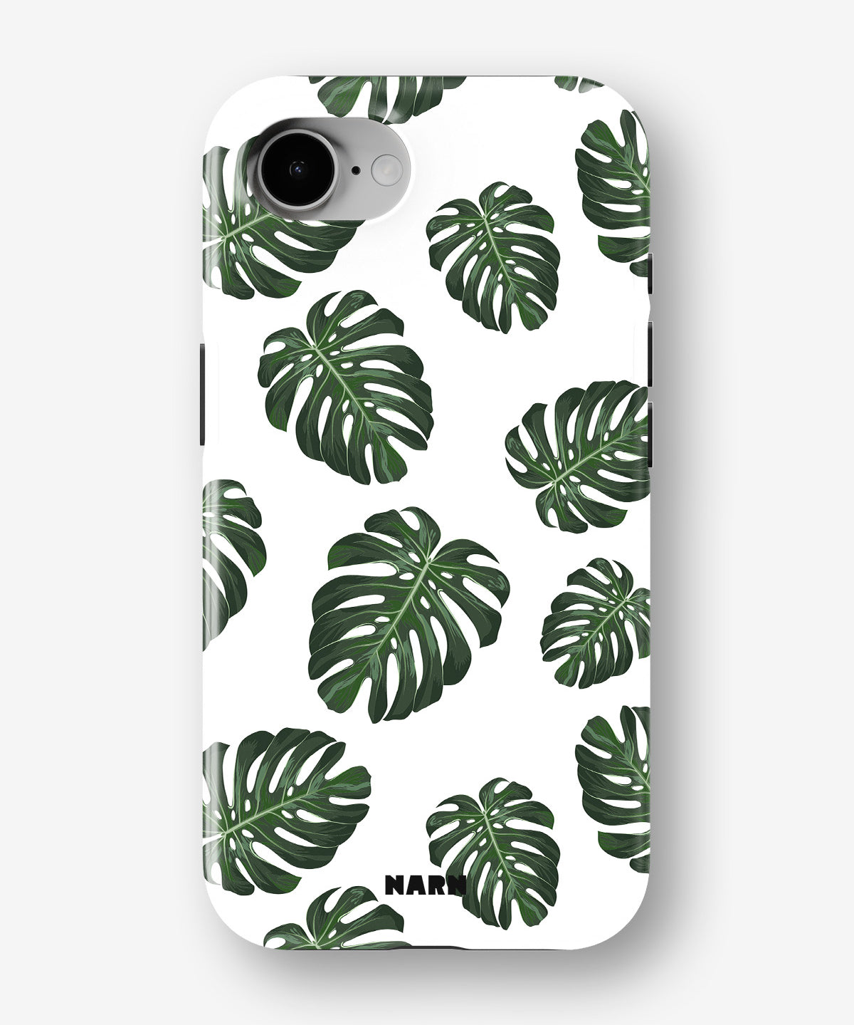 iPhone 17e Tough Case – Monstera Pattern - View 1