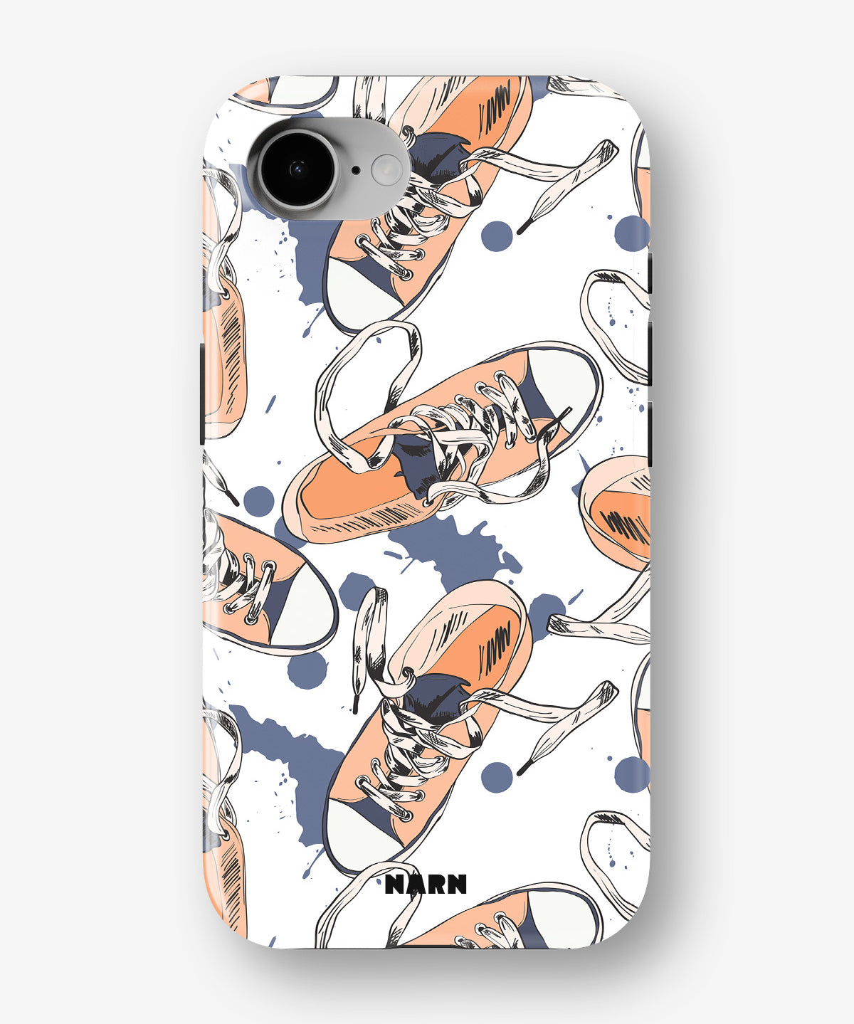 iPhone 17e Tough Case – Apricot Sneakers - View 1