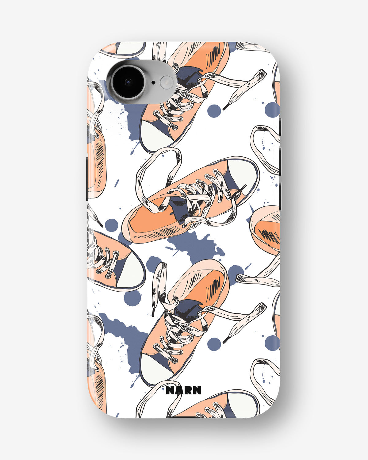 iPhone 17e Tough Case – Apricot Sneakers - View 1
