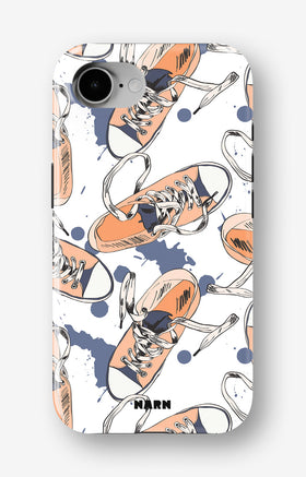 iPhone 17e Tough Case – Apricot Sneakers - View 1