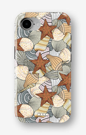 iPhone 17e Tough Case – Sea Shells - View 1