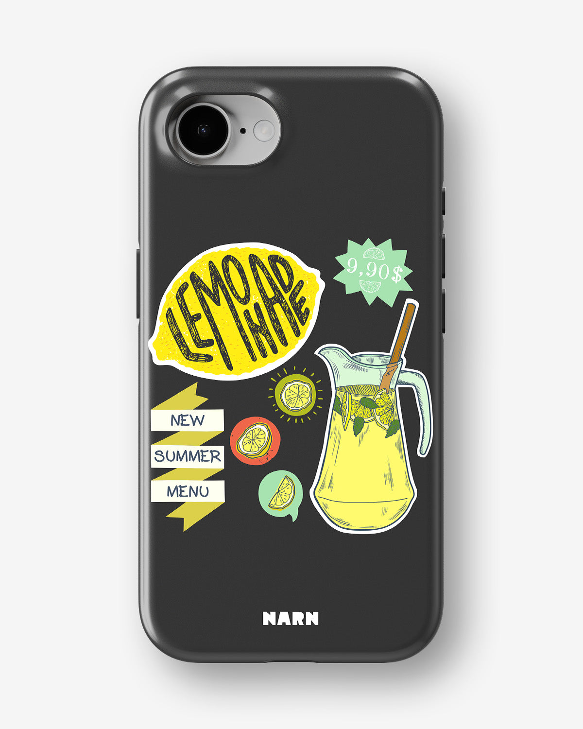 iPhone 17e Tough Case – Lemon Summer - View 1