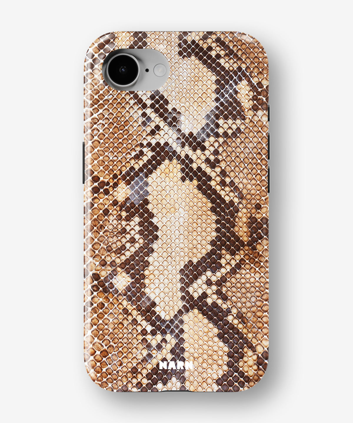 iPhone 17e Tough Case – Brown Snakeskin - View 1