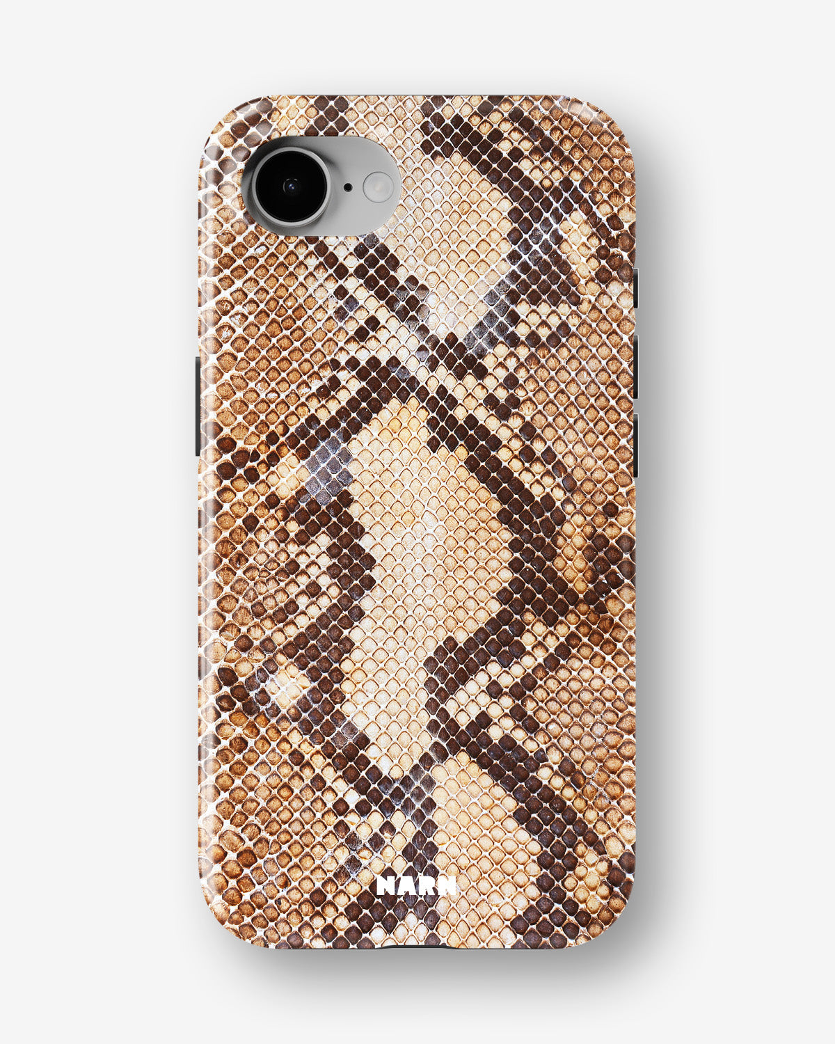 iPhone 17e Tough Case – Brown Snakeskin - View 1