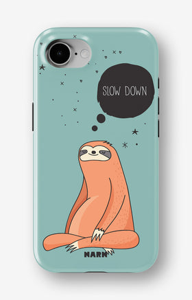 iPhone 17e Tough Case – Slow Down Sloth - View 1