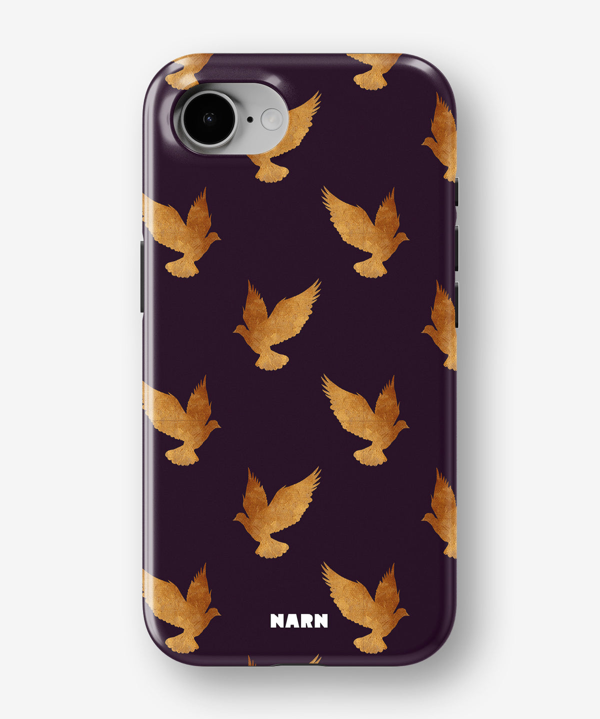 iPhone 17e Tough Case – Royal Doves - View 1