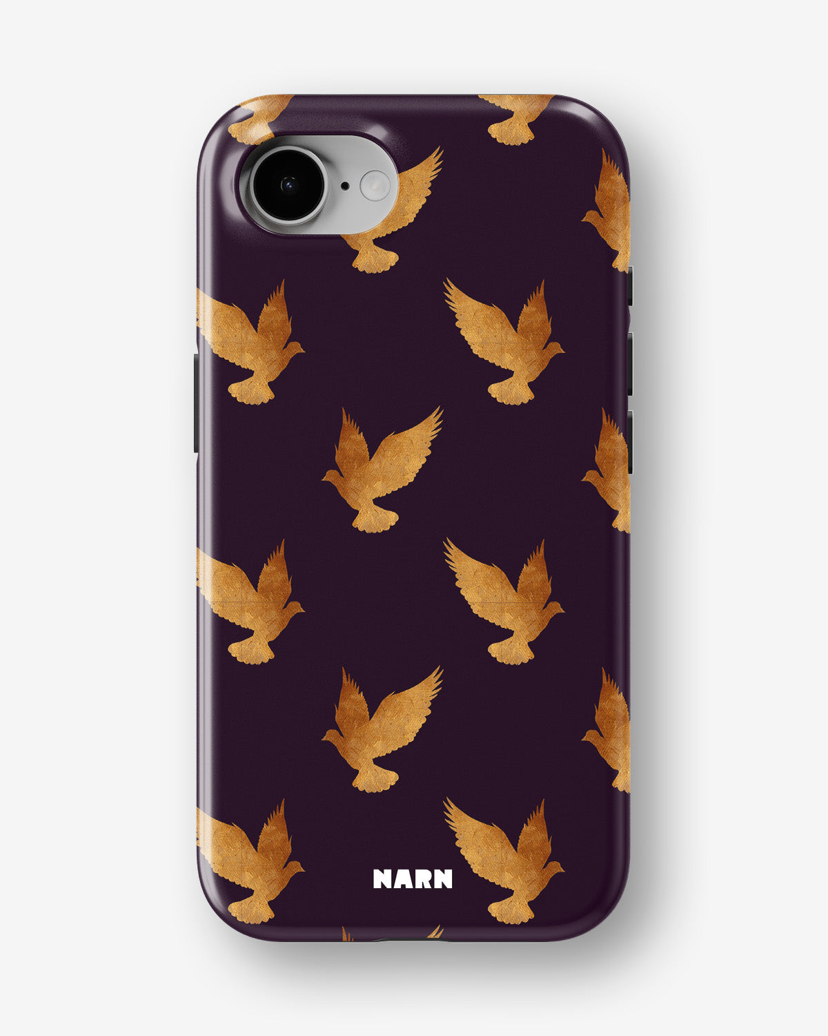 iPhone 17e Tough Case – Royal Doves - View 1