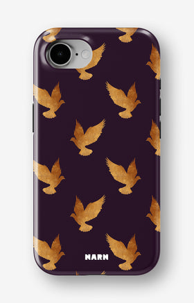 iPhone 17e Tough Case – Royal Doves - View 1