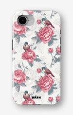 iPhone 17e Tough Case – Birds Among Roses - View 1