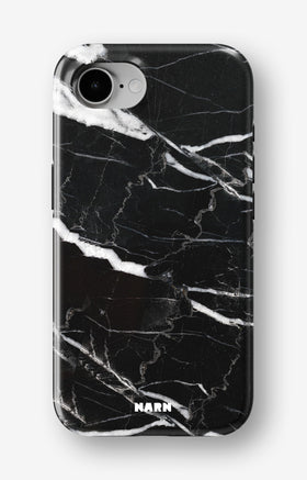 iPhone 17e Tough Case – Black Marble - View 1