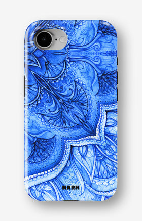 iPhone 17e Tough Case – Blue Vintage - View 1
