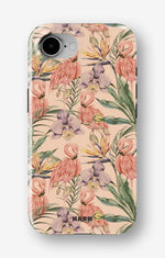 iPhone 17e Tough Case – Flamingos & Flowers - View 1