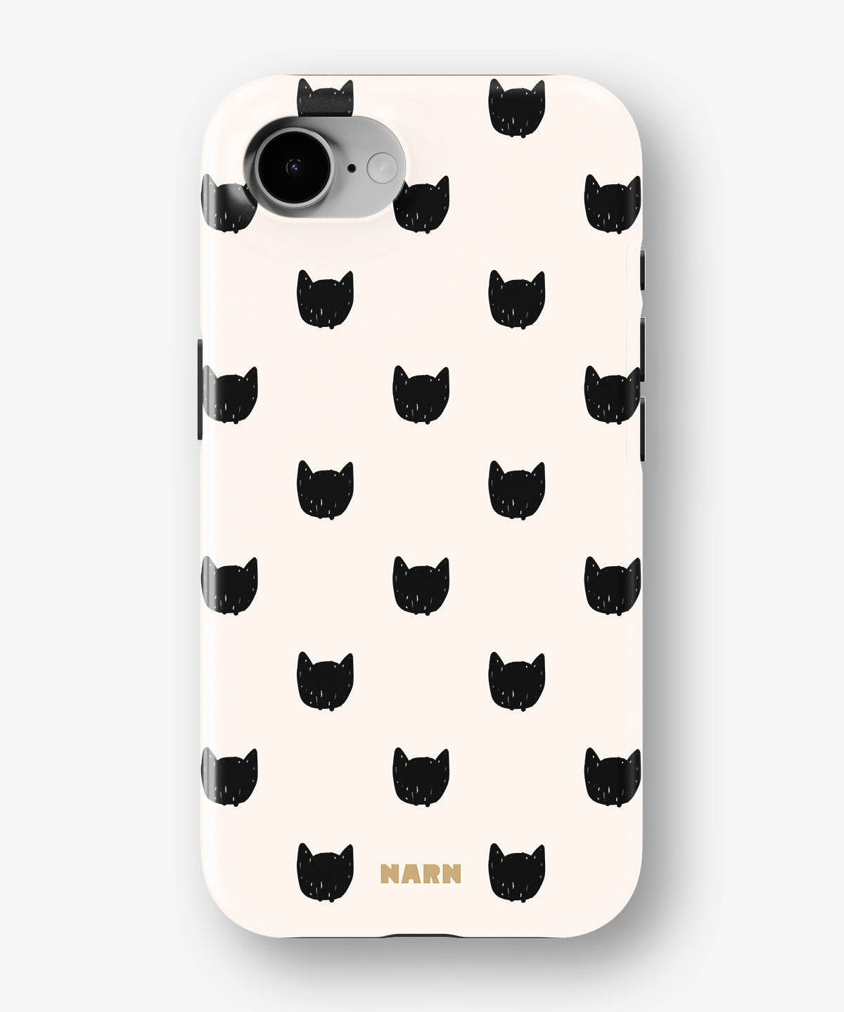 iPhone 17e Tough Case – Kitty Dots - View 1