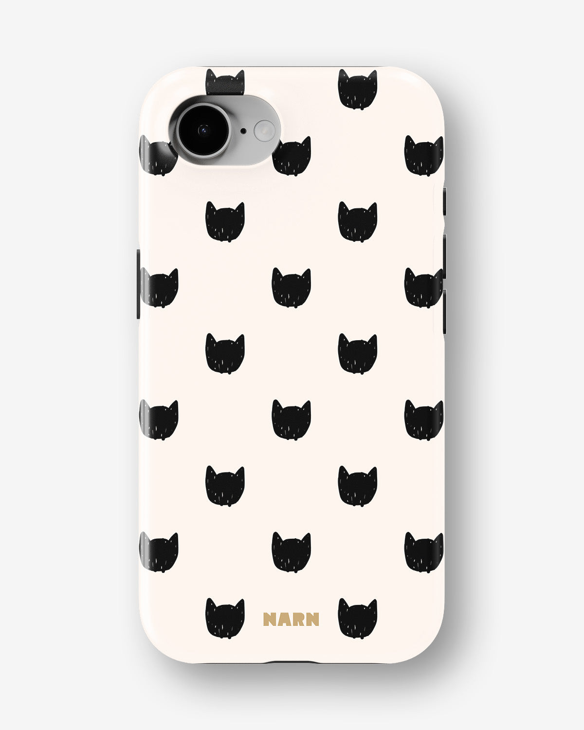 iPhone 17e Tough Case – Kitty Dots - View 1