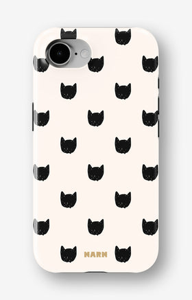 iPhone 17e Tough Case – Kitty Dots - View 1
