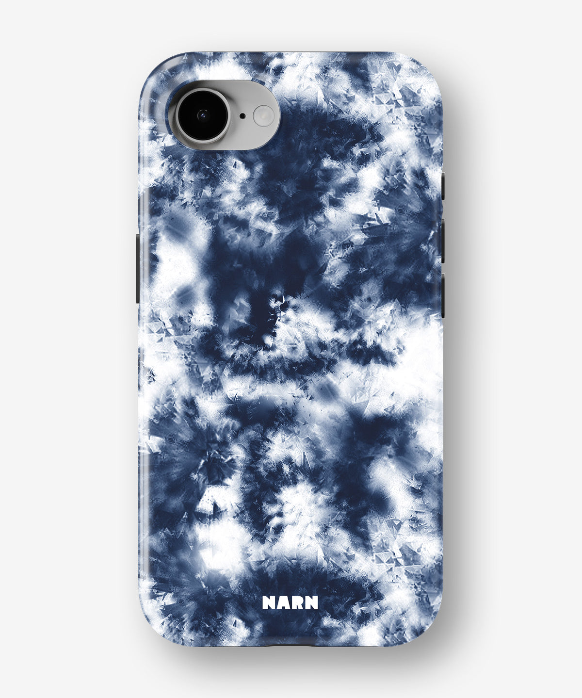 iPhone 17e Tough Case – Tie Dye Blue - View 1