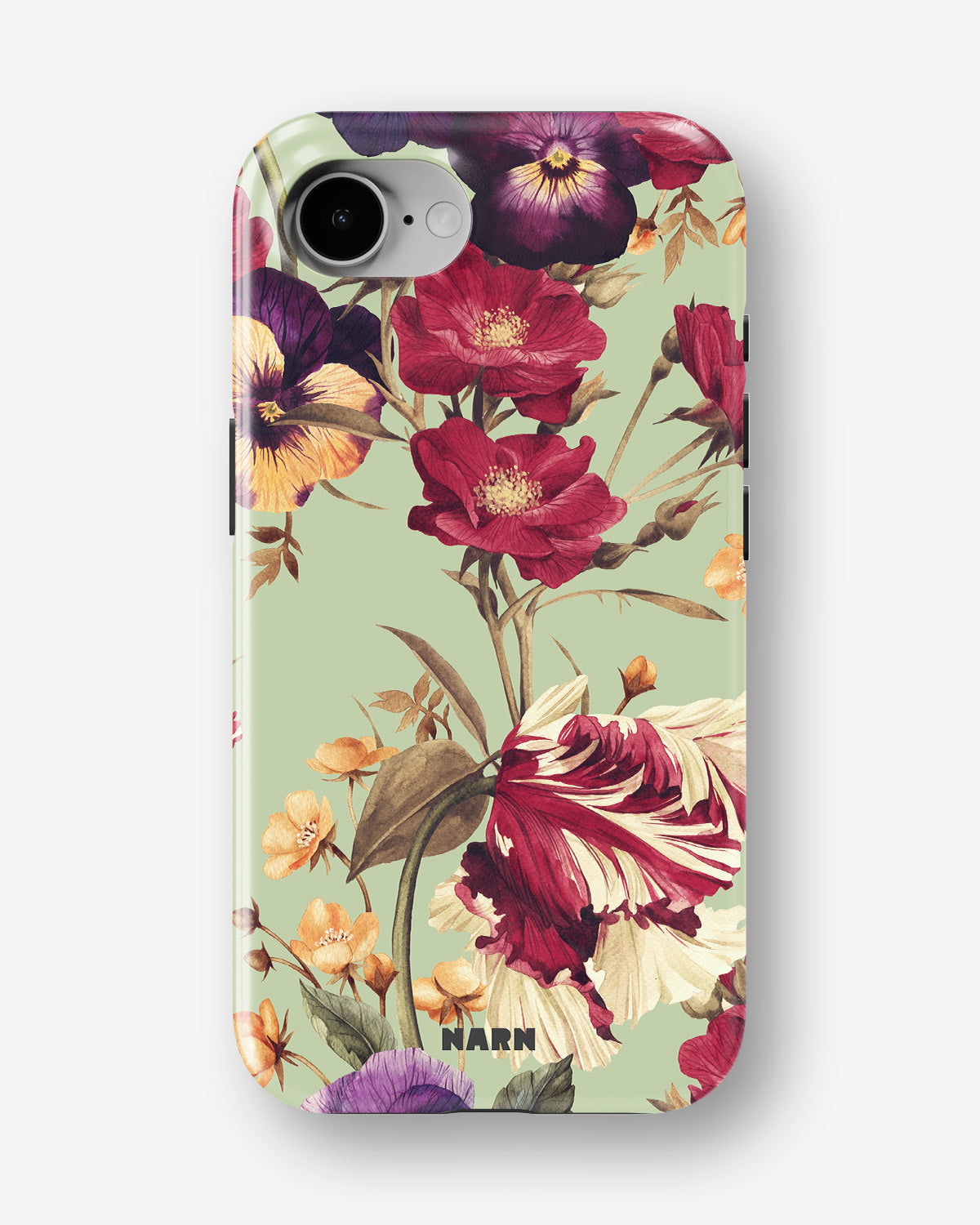 iPhone 17e Tough Case – Pansy Pansy - View 1