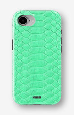 iPhone 17e Tough Case – Turquoise Snake - View 1