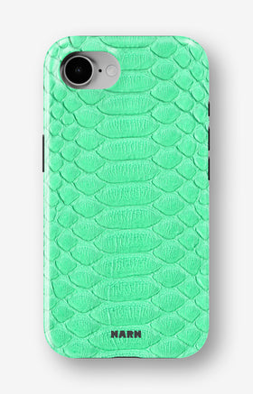 iPhone 17e Tough Case – Turquoise Snake - View 1