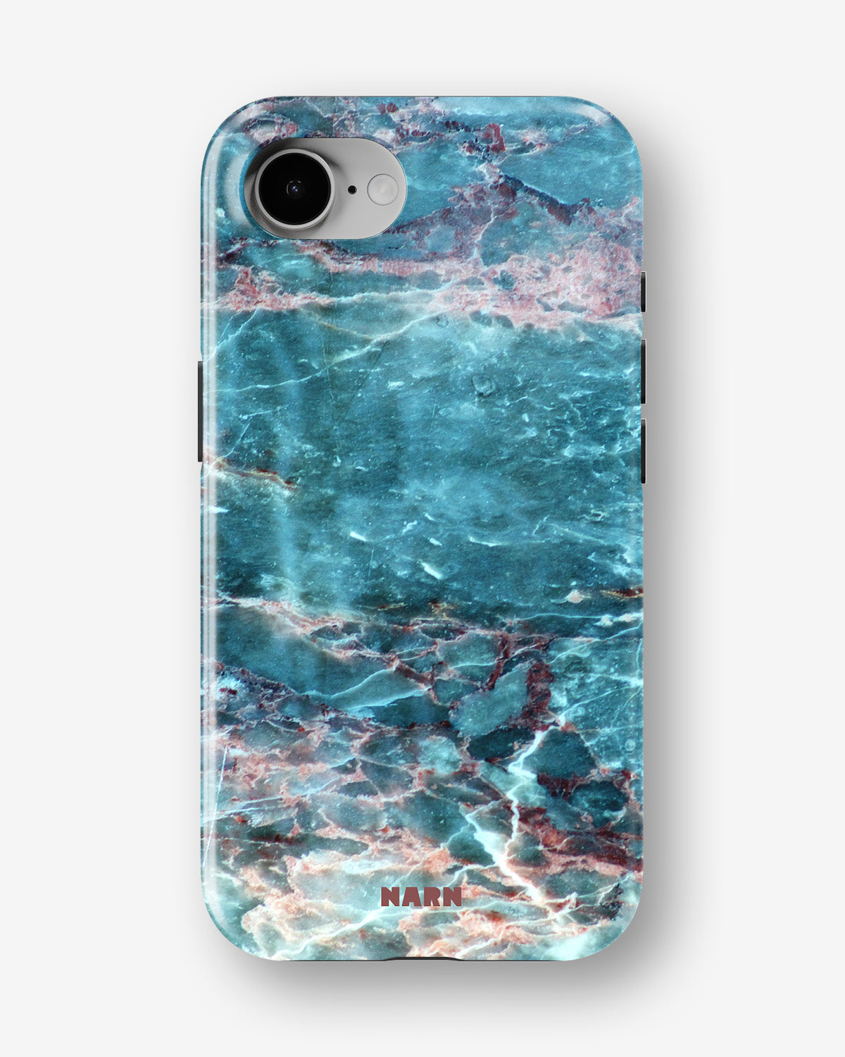 iPhone 17e Tough Case – Icy Marble - View 1