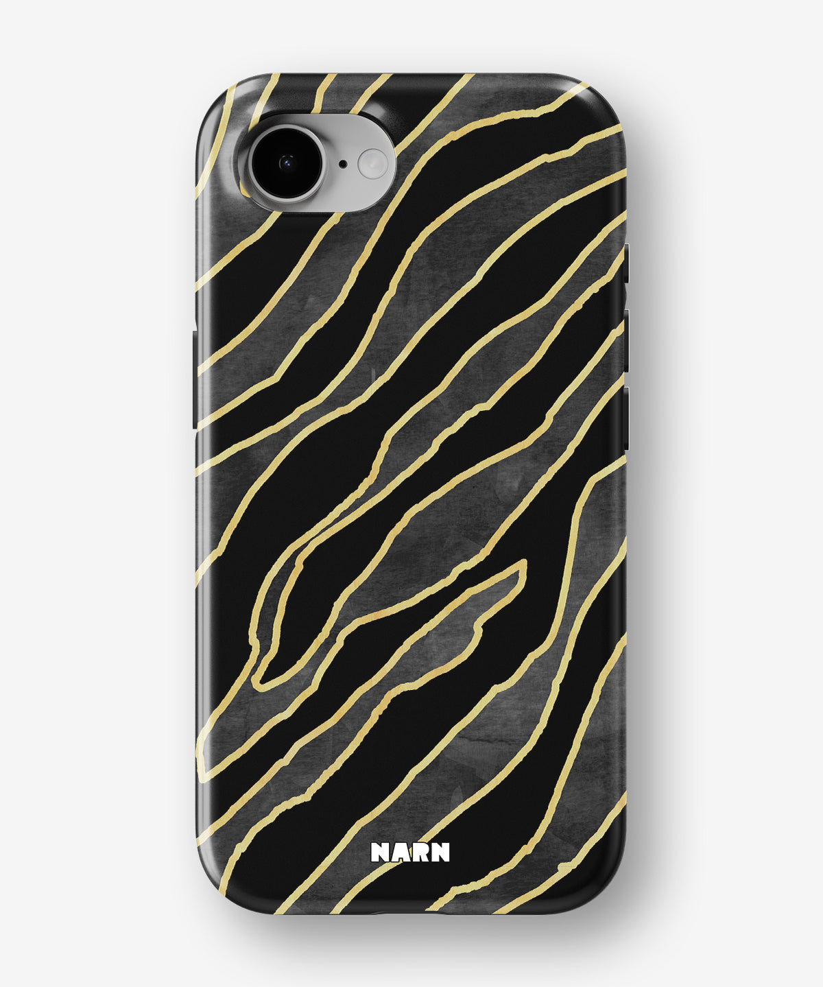 iPhone 17e Tough Case – Golden Zebra - View 1