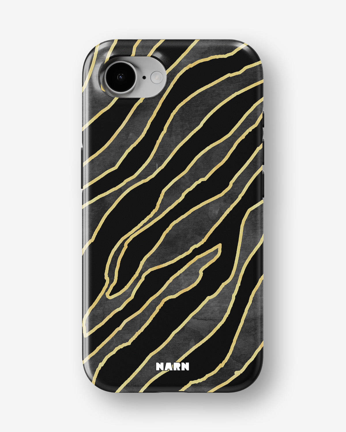 iPhone 17e Tough Case – Golden Zebra - View 1