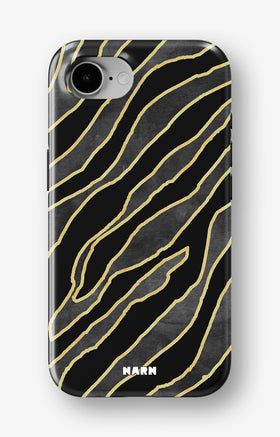 iPhone 17e Tough Case – Golden Zebra - View 1