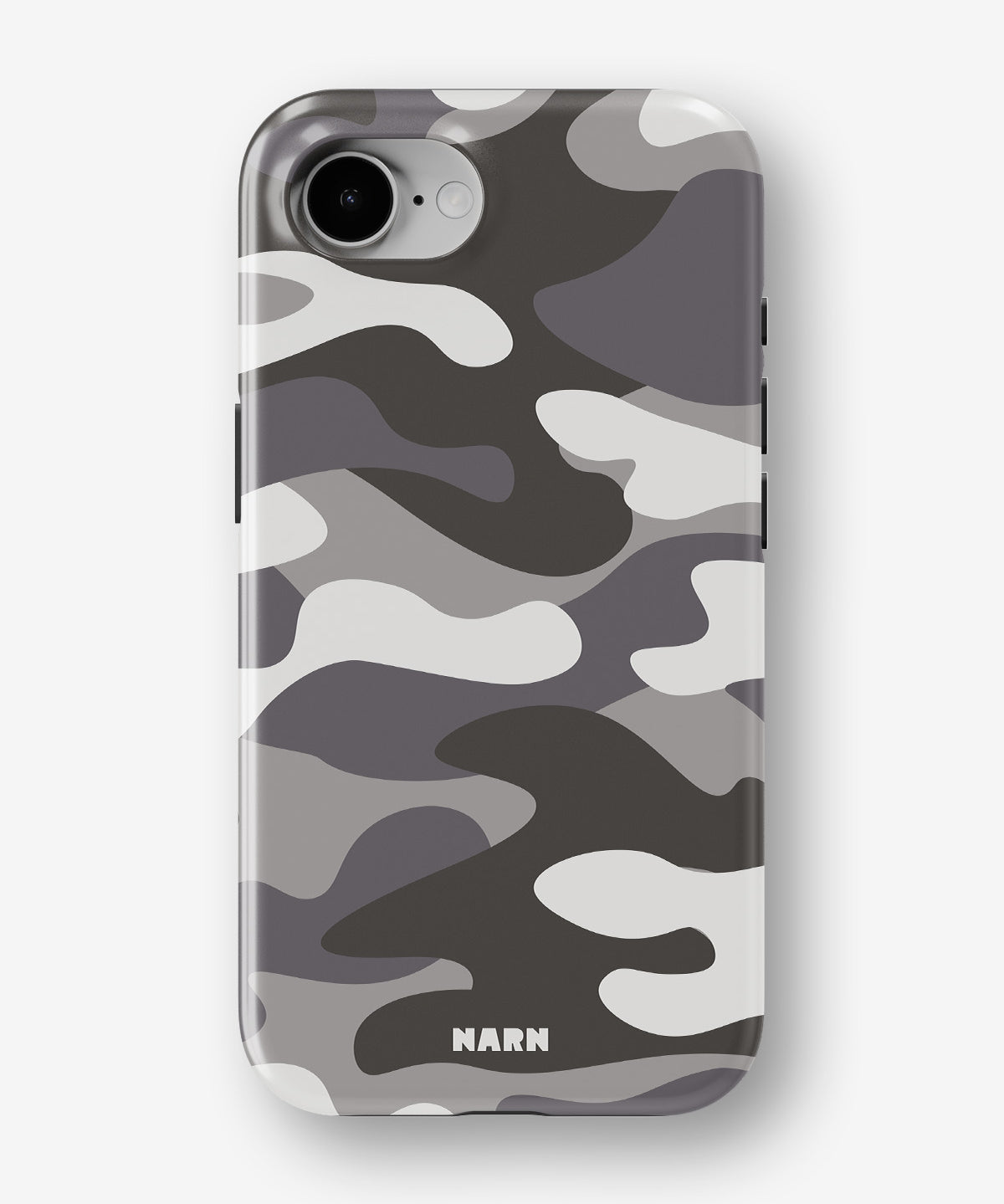 iPhone 17e Tough Case – Grey Camo - View 1