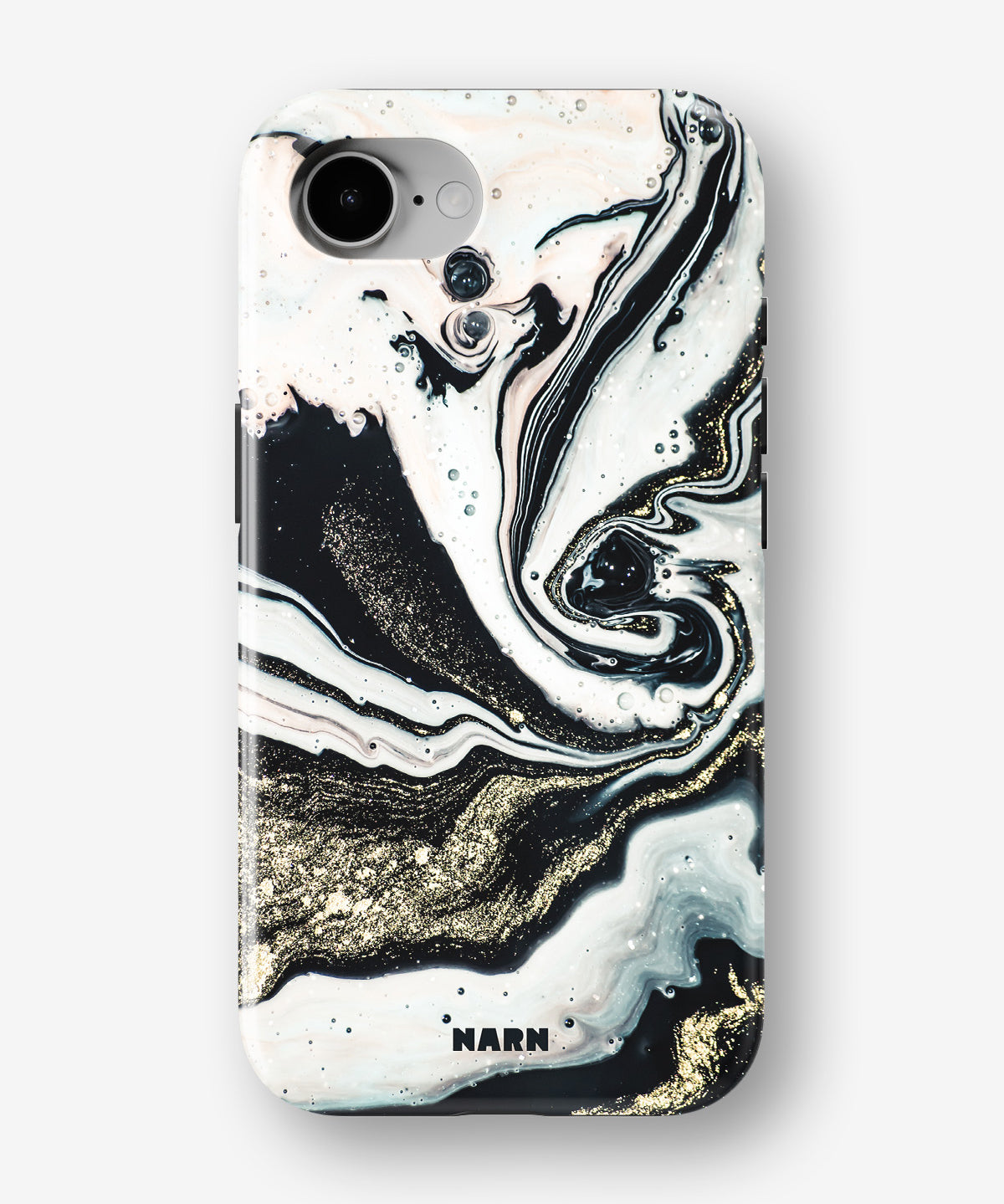 iPhone 17e Tough Case – Golden Swirl - View 1