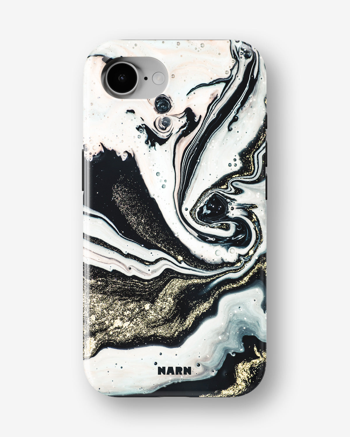 iPhone 17e Tough Case – Golden Swirl - View 1