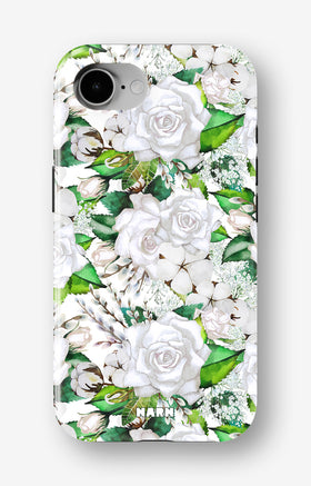 iPhone 17e Tough Case – White Bloom - View 1