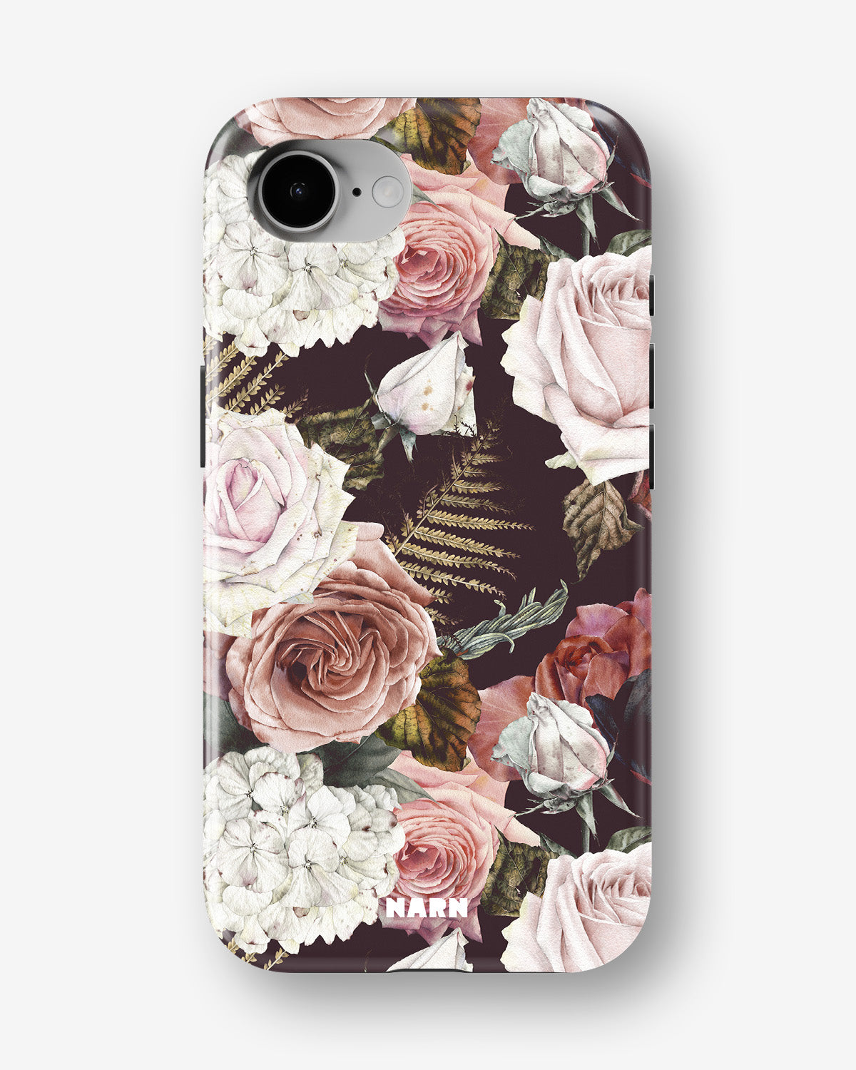 iPhone 17e Tough Case – Midnight Roses - View 1