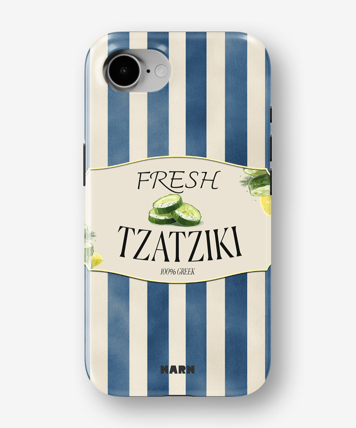 iPhone 17e Tough Case – Greek Blues - View 1