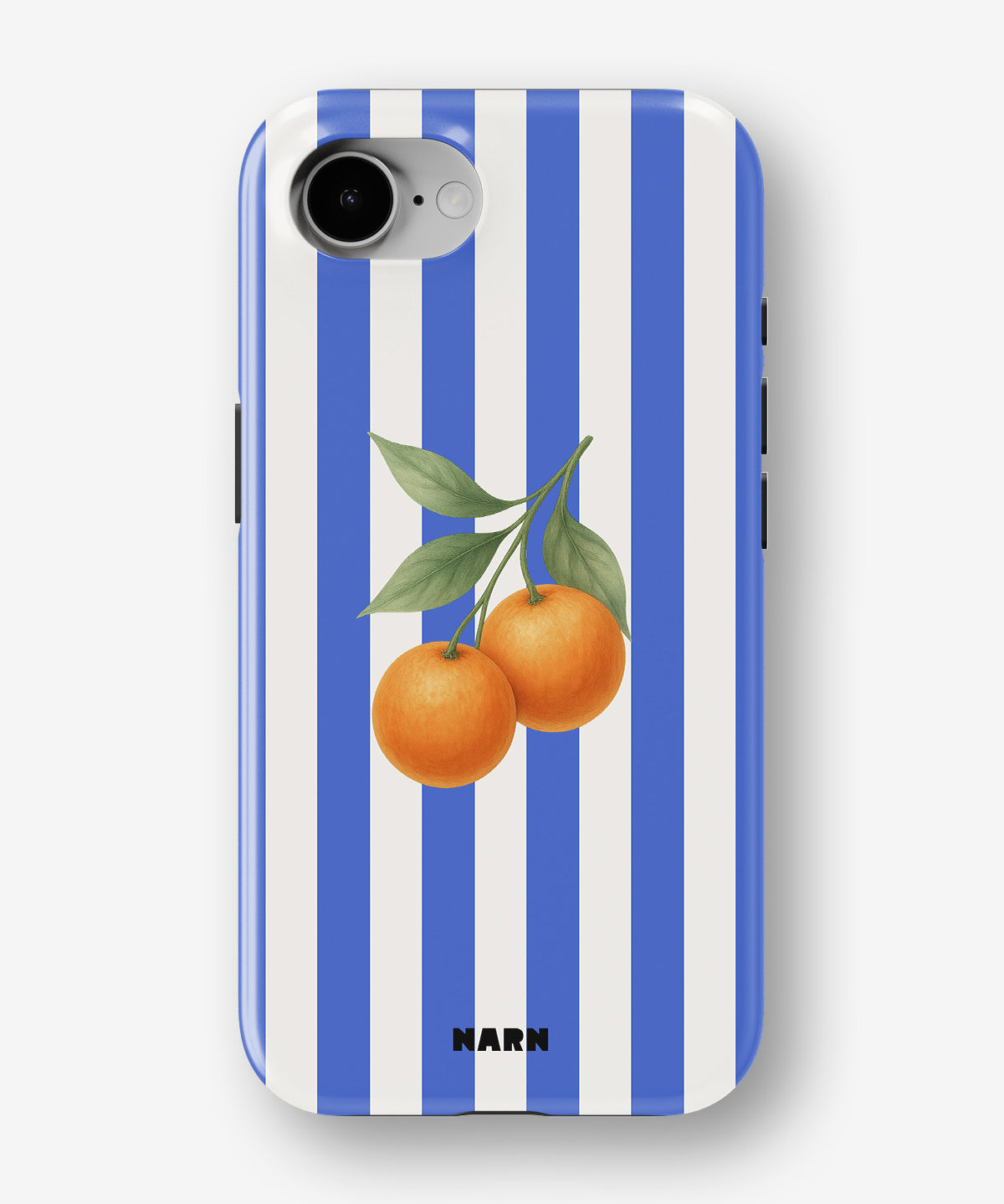 iPhone 17e Tough Case – Orange Stripes - View 1
