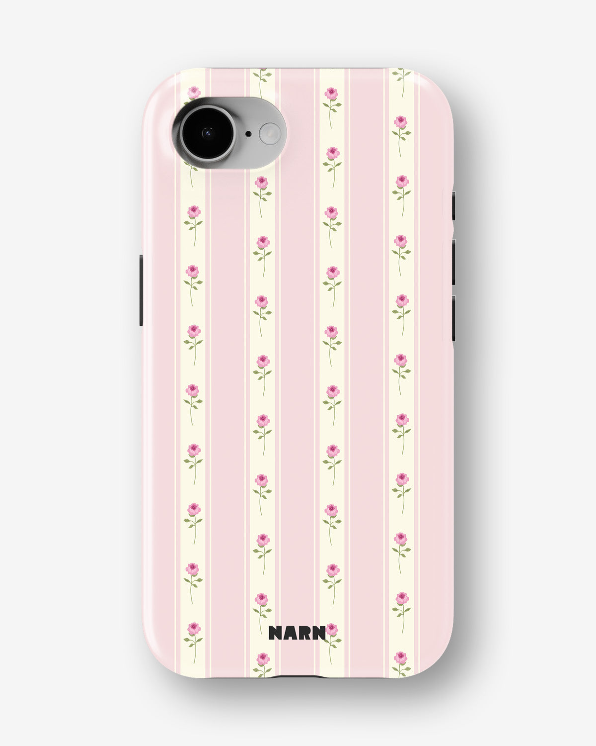 iPhone 17e Tough Case – Rose Lines - View 1