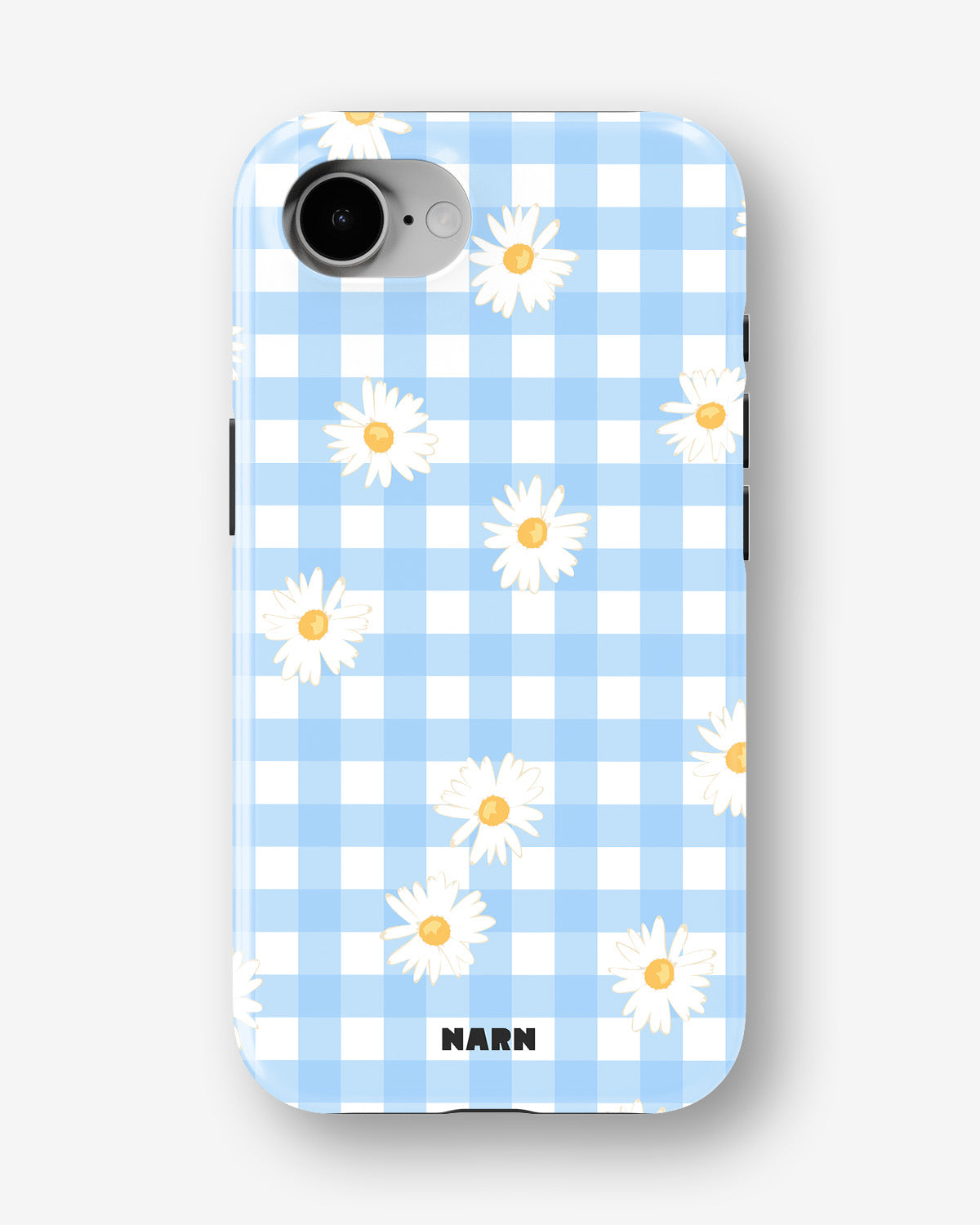 iPhone 17e Tough Case – Blue Daisies - View 1