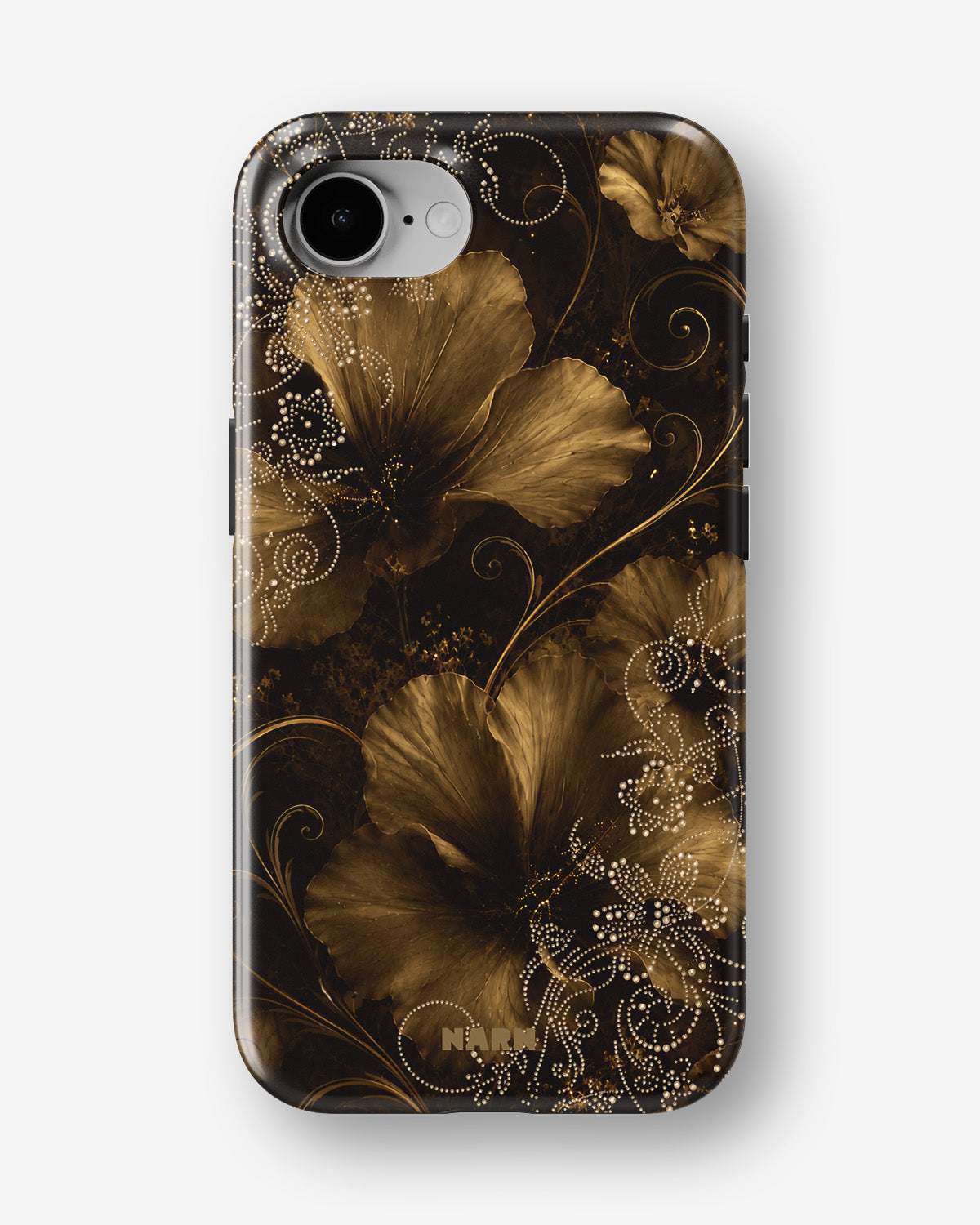 iPhone 17e Tough Case – Bloom Noir - View 1