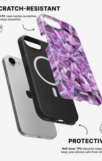 iPhone 17e Tough Case – Lavender Crystals - View 2