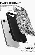 iPhone 17e Tough Case – Grey Crystals - View 2