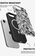 iPhone 17e Tough Case – Grey Crystals - View 2