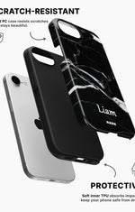 iPhone 17e Tough Case – Custom - Black Marble - View 2