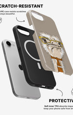 iPhone 17e Tough Case – Hipster Ostrich - View 2