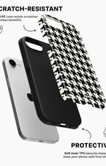 iPhone 17e Tough Case – Houndstooth - View 2