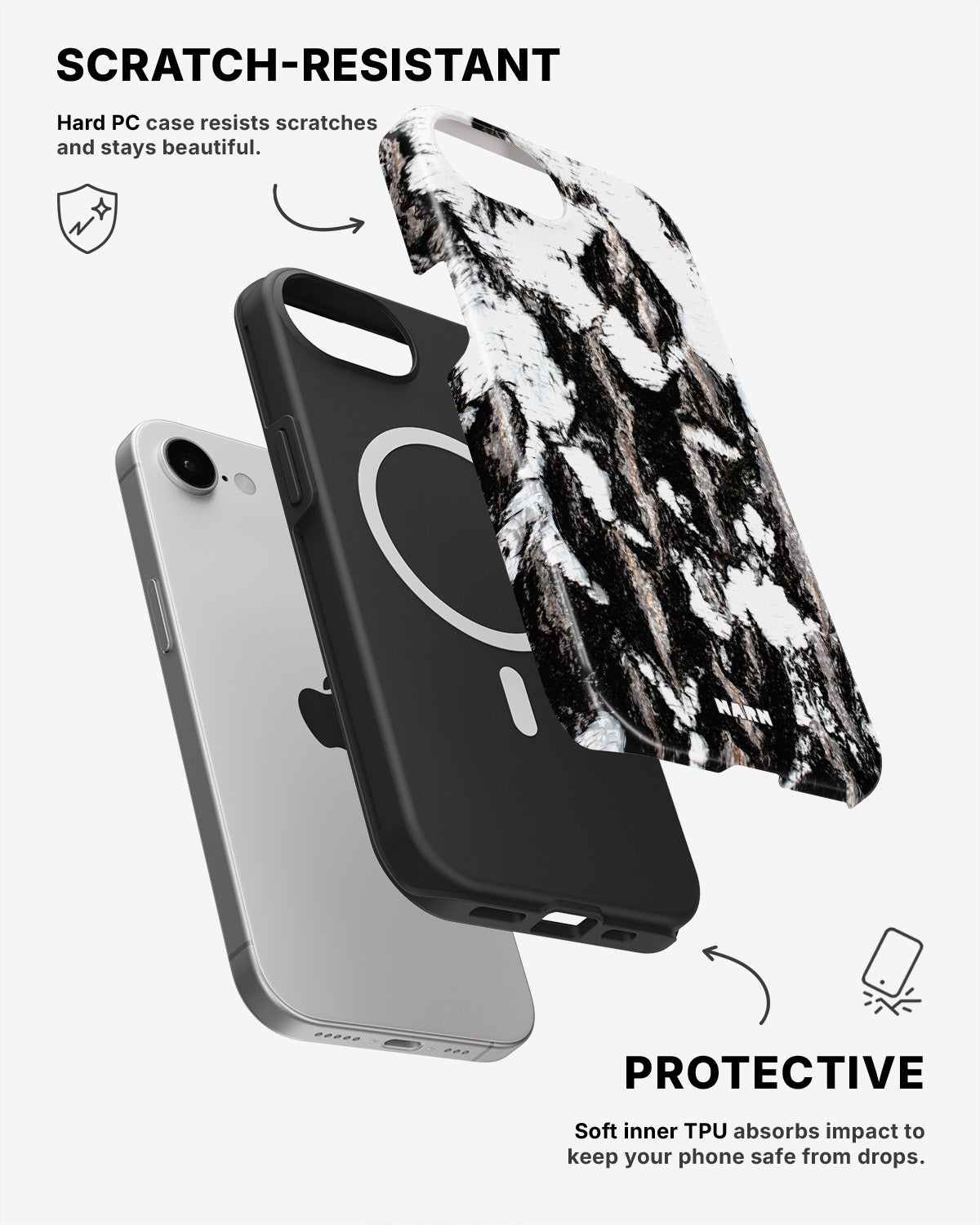 iPhone 17e Tough Case – Birch - View 2