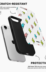 iPhone 17e Tough Case – Lightning Bolts - View 2